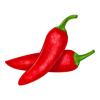 A group of red peppers

Description automatically generated