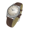 A watch with a leather band

Description automatically generated