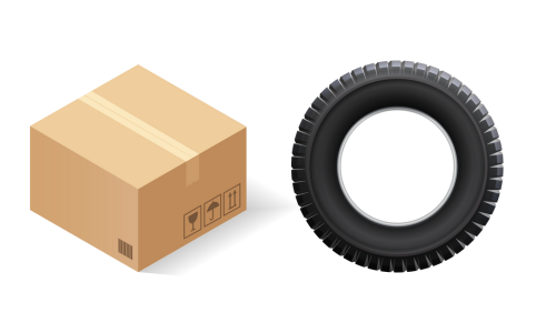 A box and a tire

Description automatically generated