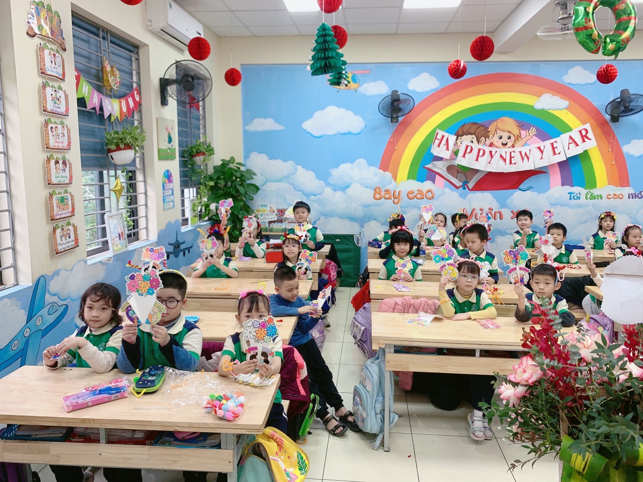A group of children in a classroomAI-generated content may be incorrect.