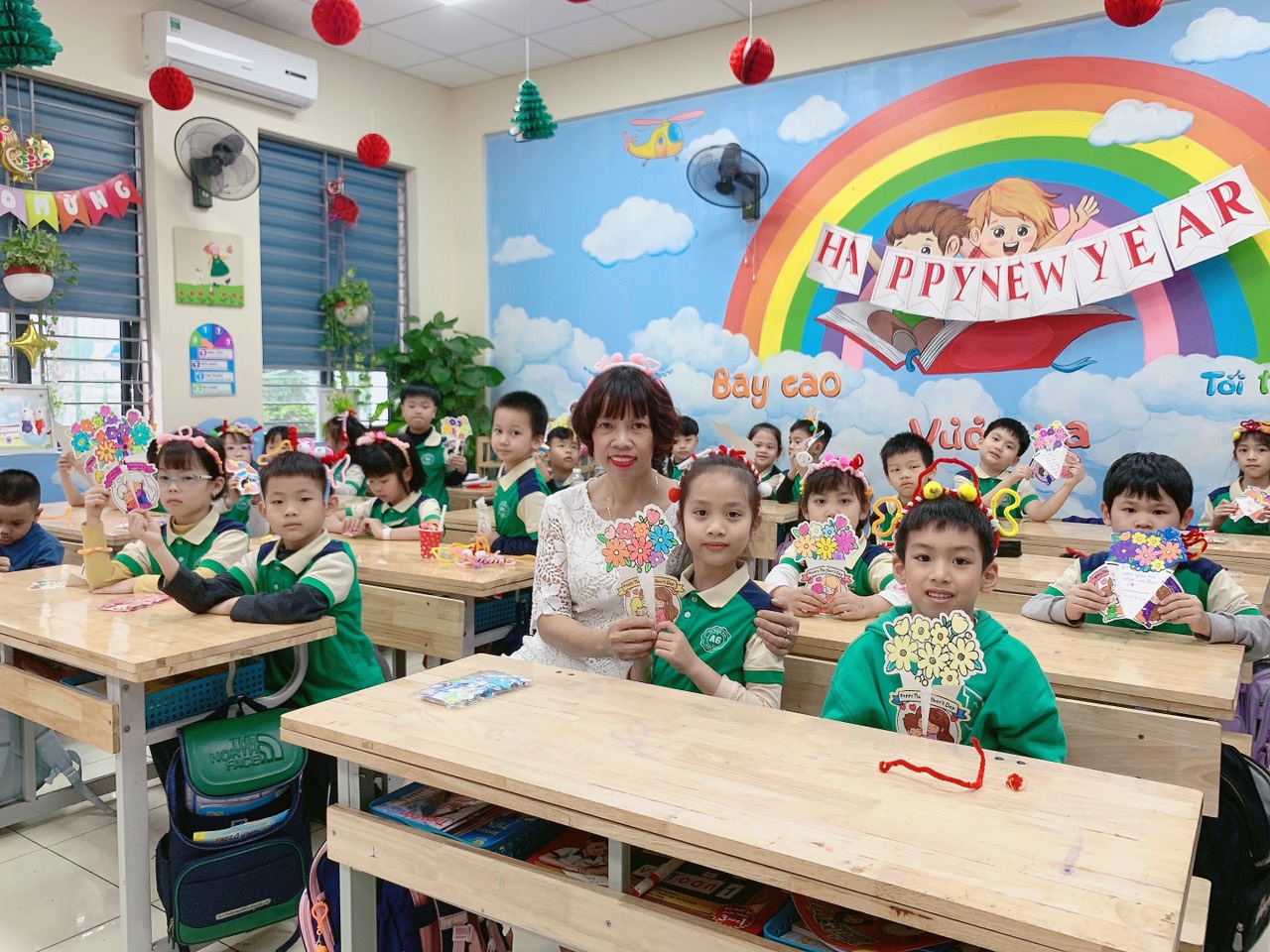 A group of children in a classroomAI-generated content may be incorrect.