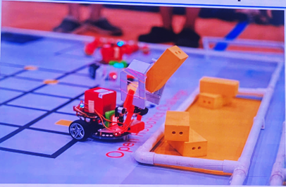 A machine with boxes on itAI-generated content may be incorrect.