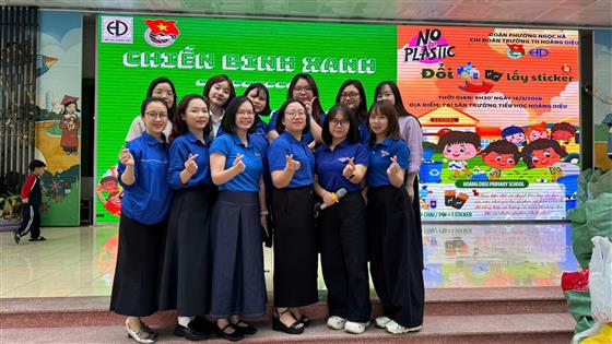 NHỮNG CHIẾN BINH XANH TIỂU HỌC HOÀNG DIỆU - QUYẾT TÂM ĐÁNH BAY RÁC NHỰA