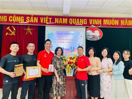 TRƯỜNG TIỂU HỌC HOÀNG DIỆU – LAN TỎA TINH THẦN THỂ THAO, CHÚC MỪNG 80 NĂM NGÀY THỂ THAO VIỆT NAM (27/03/1946 – 27/03/2026)