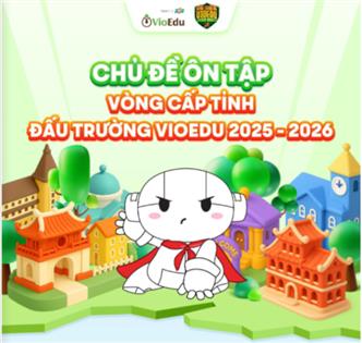 Chủ điểm ôn tập  Đấu trường Vioedu cấp Thành phố năm học 2025 - 2026