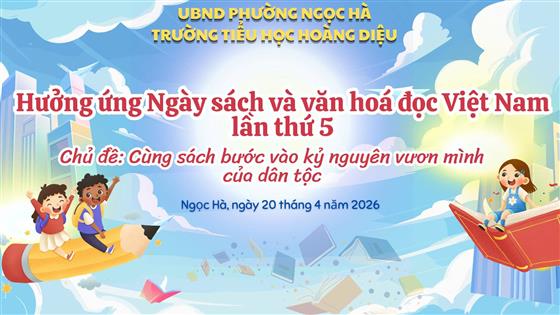 Rực rỡ sắc màu Ngày hội sách: Nơi học sinh Hoàng Diệu nuôi dưỡng đam mê tri thức