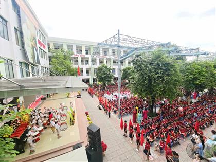 Khai giảng năm học mới 2026 – 2027 - Ngày hội hân hoan của thầy và trò trường Tiểu học Hoàng Diệu