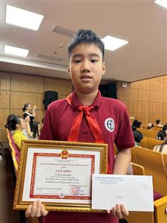 PHẠM MINH HIẾU – CẬU HỌC TRÒ "TOÀN NĂNG" CỦA TRƯỜNG TIỂU HỌC HOÀNG DIỆU