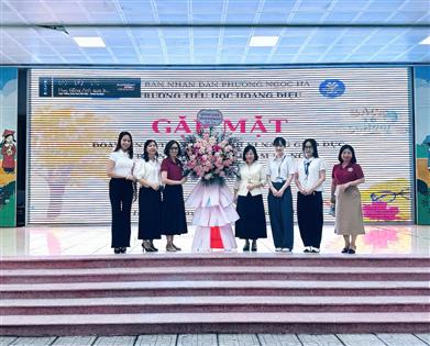 Chào mừng đoàn sinh viên Đại học Sư phạm Hà Nội K75 đến thực hành kỹ năng giáo dục đợt 1 tại trường Tiểu học Hoàng Diệu 🌷