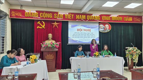 Hội nghị đối thoại trường Tiểu học Hoàng Diệu: Lắng nghe, đối thoại vì chất lượng bữa ăn bán trú