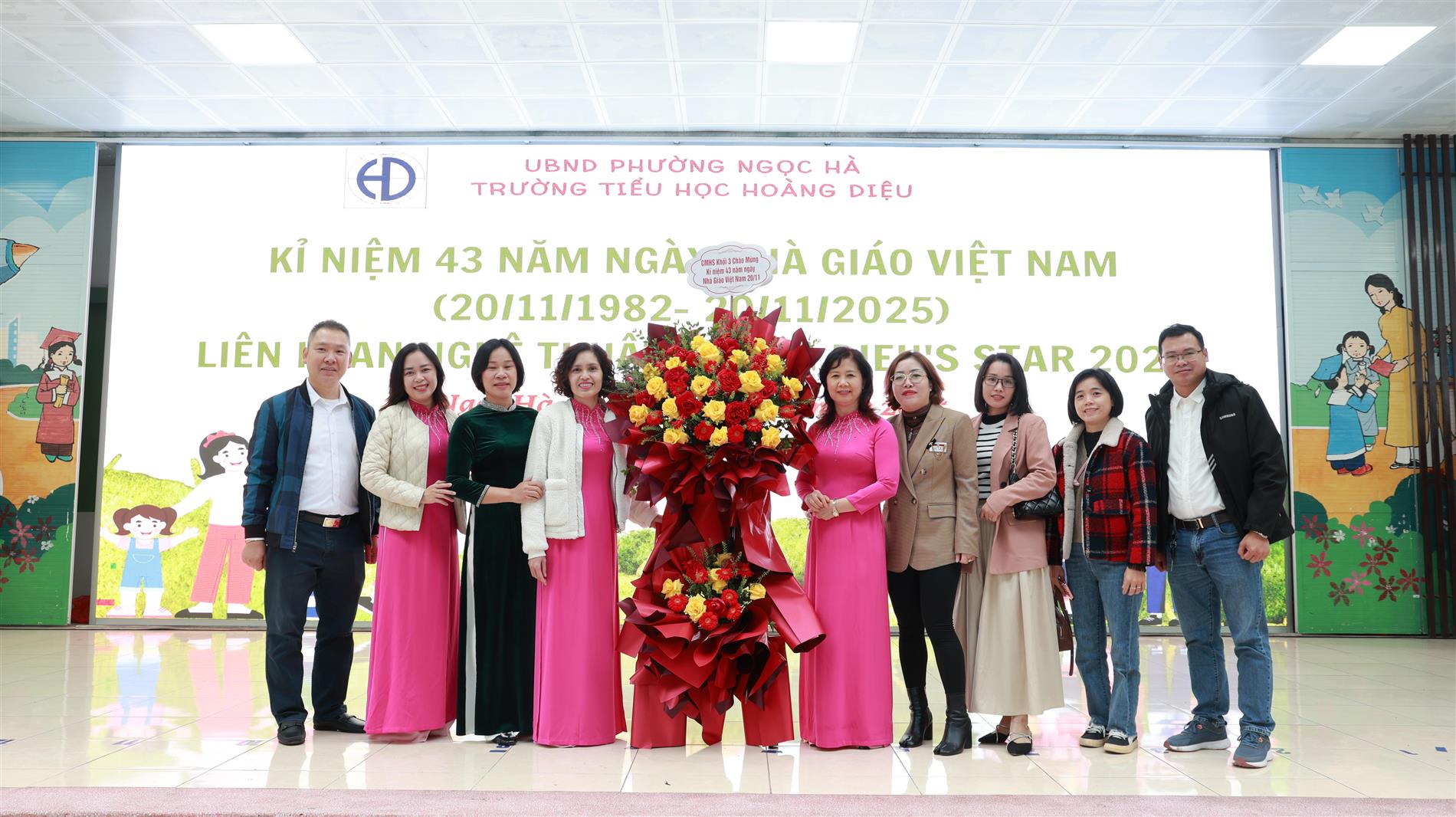 Tưng bừng ngày hội tri ân – Trường Tiểu học Hoàng Diệu chào mừng 43 năm ngày Nhà giáo Việt Nam và liên hoan nghệ thuật Hoang Dieu’s Star 2025