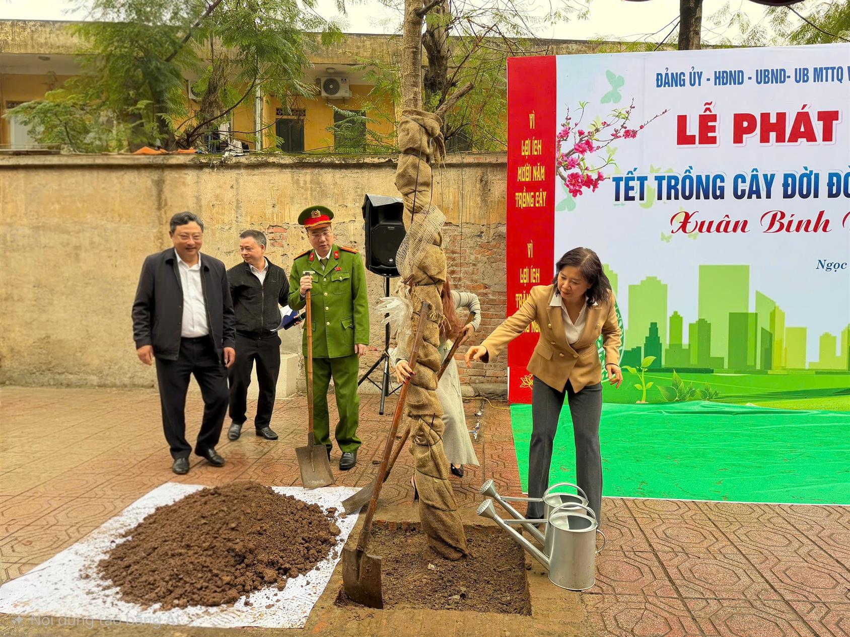 Trường Tiểu học Hoàng Diệu lan tỏa thông điệp xanh tại lễ phát động Tết trồng cây Xuân Bính Ngọ 2026